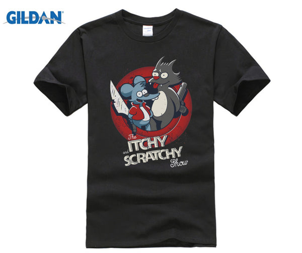 Itchy & Scratchy Men T-Shirt - OliverFace