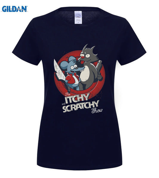 Itchy & Scratchy Men's Women T-Shirt - OliverFace