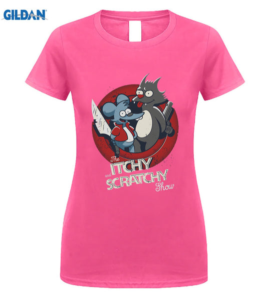 Itchy & Scratchy Men's Women T-Shirt - OliverFace