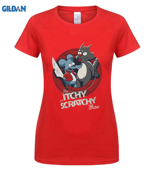 Itchy & Scratchy Men's Women T-Shirt - OliverFace