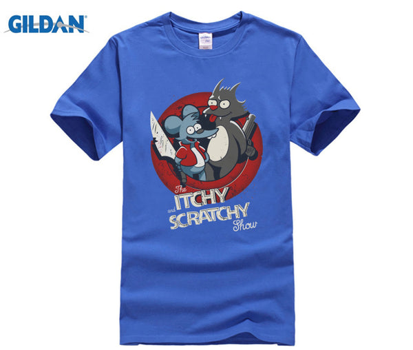 Itchy & Scratchy Men T-Shirt - OliverFace