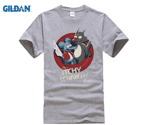 Itchy & Scratchy Men T-Shirt - OliverFace