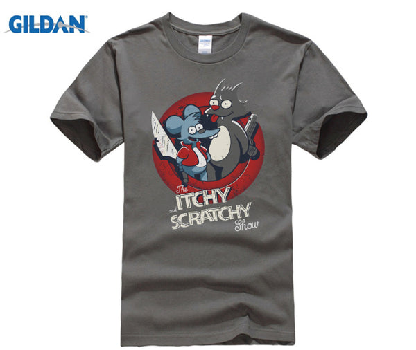 Itchy & Scratchy Men T-Shirt - OliverFace