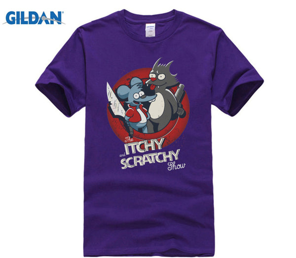 Itchy & Scratchy Men T-Shirt - OliverFace