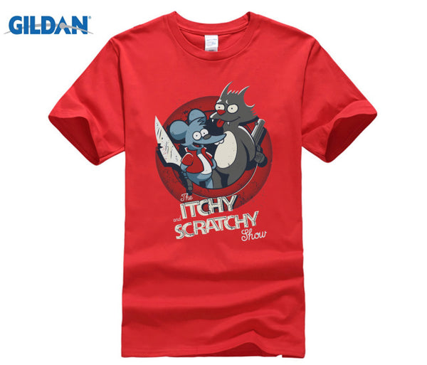 Itchy & Scratchy Men T-Shirt - OliverFace