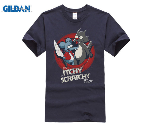 Itchy & Scratchy Men T-Shirt - OliverFace